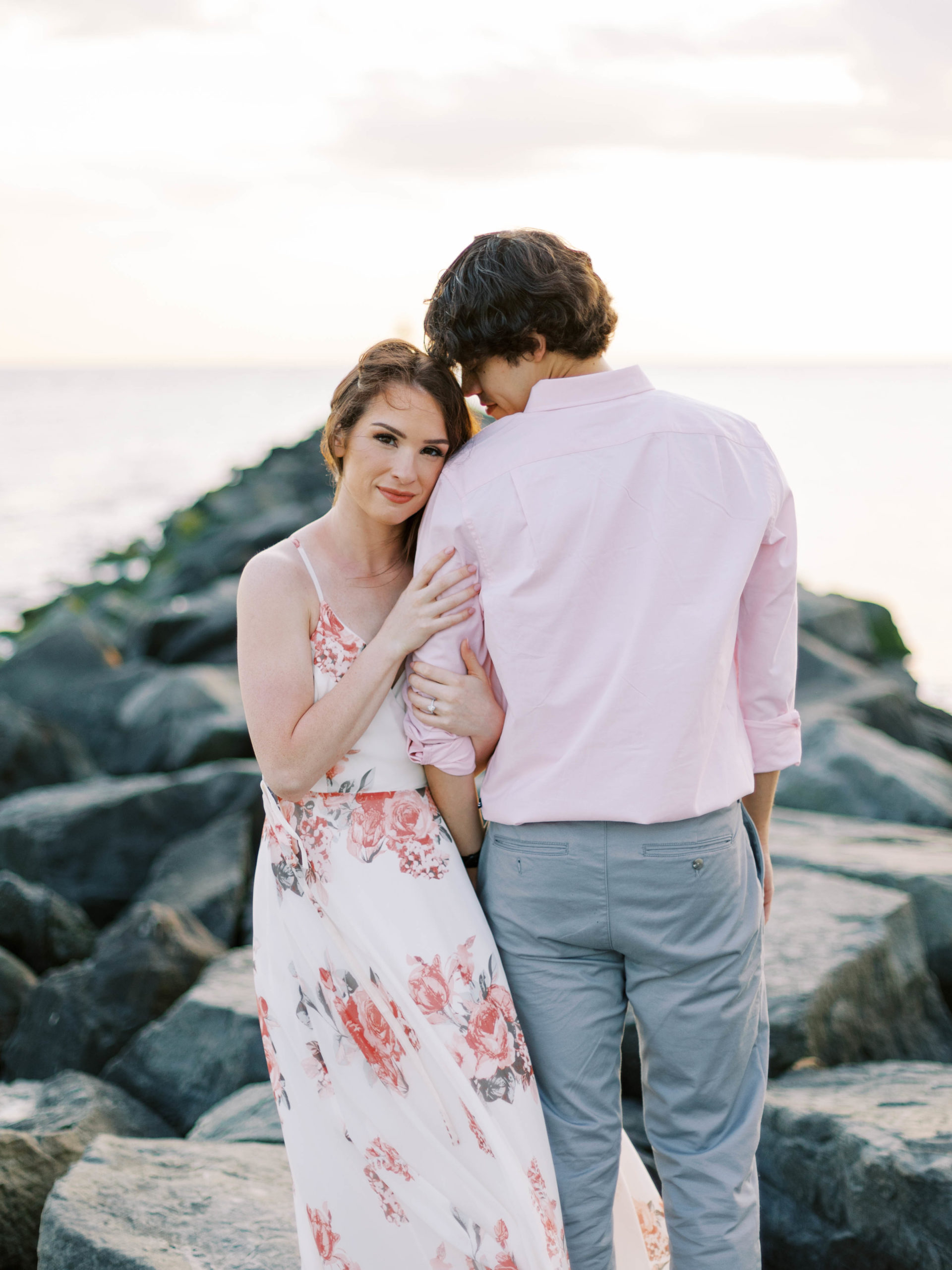 engagement session in cape may