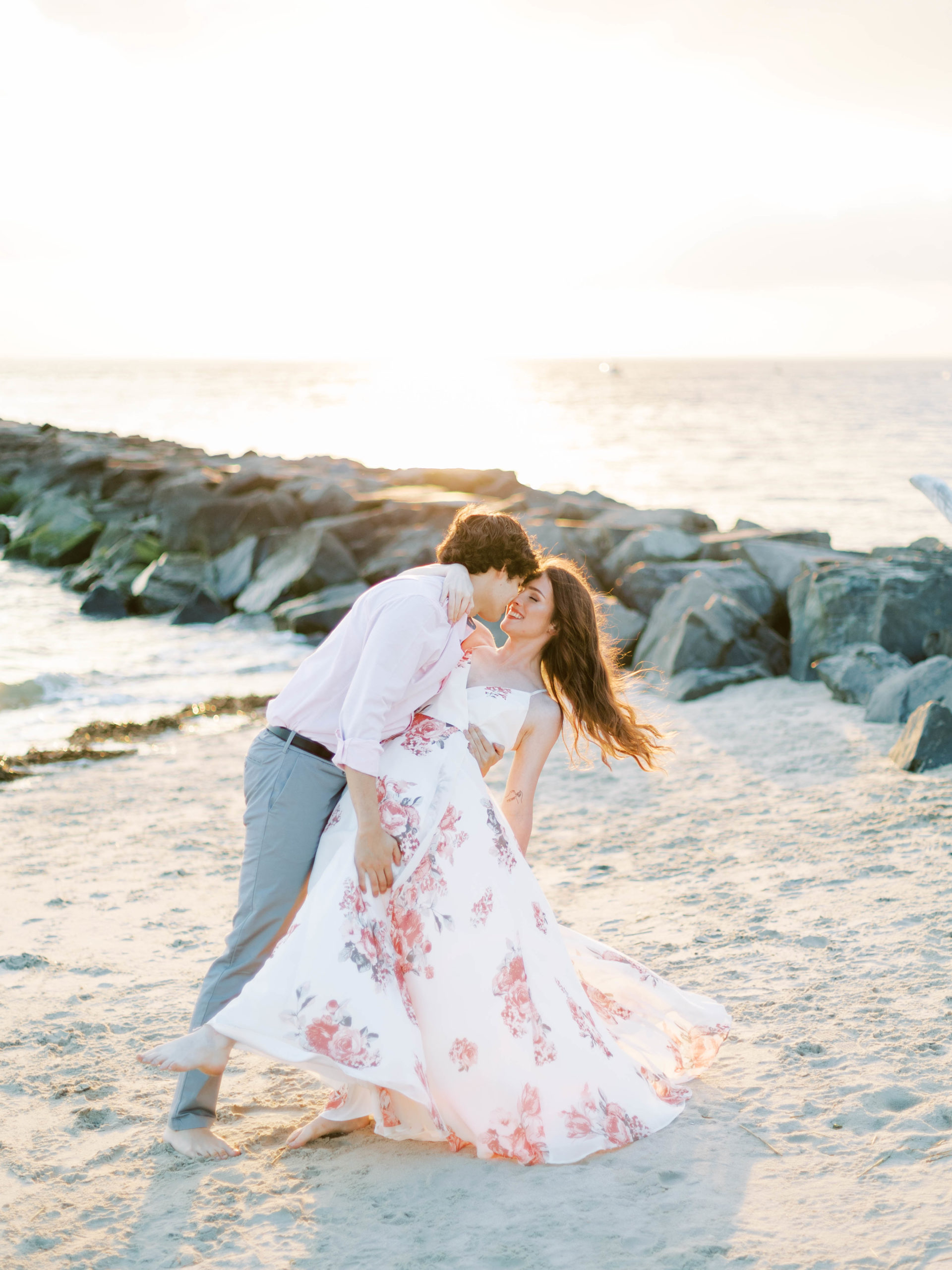 engagement session in cape may